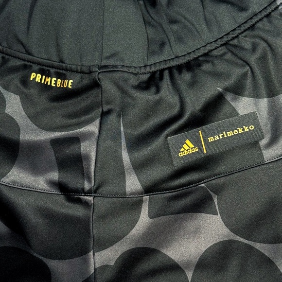 Adidas x Marimekko Women’s Medium Tennis Skort Primeblue Black Gray Floral Skirt - Picture 11 of 15